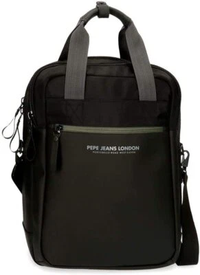 Bolsa de ombro Pepe Jeans 7142521 bolsa de ombro 100% poliéster homem preto - Imagem 1 de 4