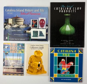 5 CATALINA ISLAND POTTERY & TILE Reference Collectible Guide Brochure BOOKS - Imagen 1 de 22