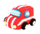 Fair Trade Knitted Crochet Red Van