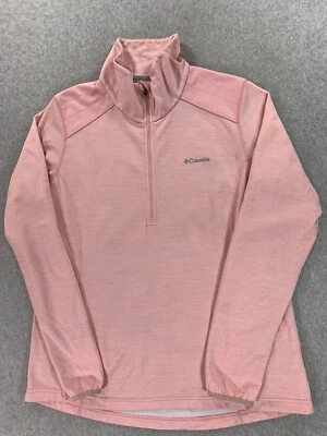 Pullover Deportivo Columbia Poliéster Media Cremallera (Mujer XL) Rosa Foto 1 de 4