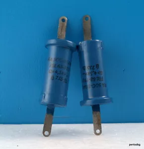 2 PIEZAS BRAZOS RFT / DRALORIC ESTÁNDAR / CONDENSADOR RA16X40 500pF 4.5KV 4.2KVA-5A - Imagen 1 de 5