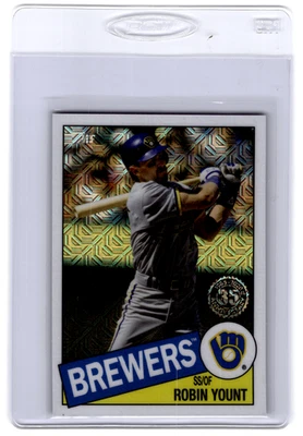 Robin Yount  2020 Topps - Silver Pack 1985 #85TC-25 Brewers - Image 1 of 2