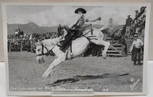 Deb Copenhaver on White Hope - Tonasket WA RODEO '49 - POST CARD - listing #8309 - Picture 1 of 8