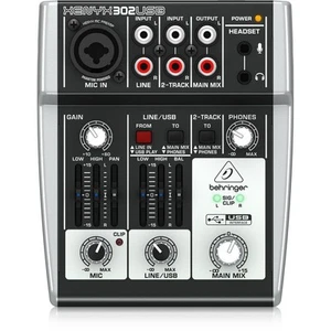 Behringer DAW compatible mixer with USB audio interface 302USB XENYX - Picture 1 of 5