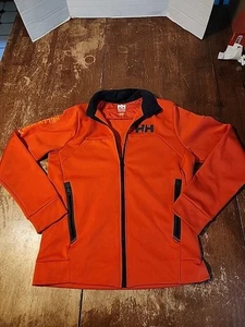 HELLY HANSEN Women's HP Racing Jacket Orange Sailing Hydropowe Performance M GUC - Picture 1 of 7
