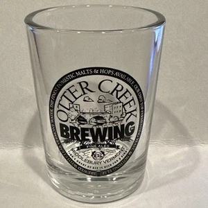 OTTER CREEK BREWING VINTAGE SHOT GLASS Middlebury, Vermont - Picture 1 of 2