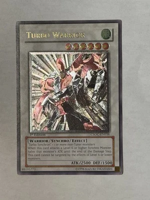 YUGIOH PINK Turbo Warrior CSOC-EN038 Ultimate Rare 1st Edition LP - Image 1 of 4