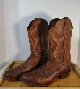 Botas vaqueras occidentales de cuero marrón Dan Post Albany talla 13D DP26682 🌵 - Imagen 1 de 14