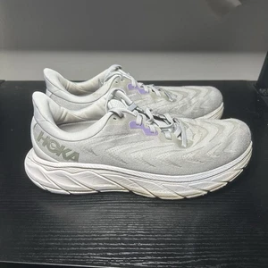 Scarpe da corsa sneakers Hoka Arahi 6 donna taglia 10 B grigio viola - Foto 1 di 10
