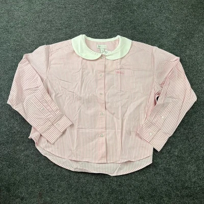 Camisa GAP X Sandy Liang Popelina Grande Para Mujer Talla M Rosa Foto 1 de 4