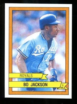 Pegatina Panini 1989 #358 Bo Jackson Kansas City Royals KC Bo Knows Foto 1 de 2
