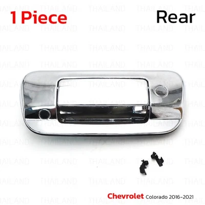 Chrome Rear Tailgate Handle Fits Chevrolet Colorado Z71 Truck 2016 - '21 - Image 1 of 4