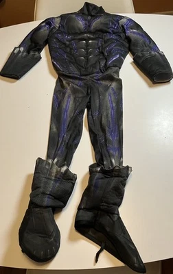 Avengers Black Panther Costume. Padded Muscle. Approx Size Small/3T. Mask. - Image 1 of 4