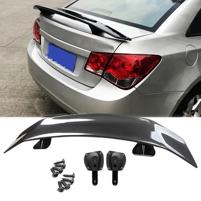 Carbon Fiber Style 46" Rear Trunk Spoiler Lip Wing Racing For Chevrolet Cruze Foto 1 de 4
