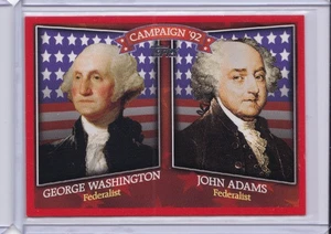 Campaña 2008 Topps George Washington/John Adams HCM-1792 ID5 - Imagen 1 de 2
