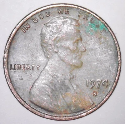 1974 S Lincoln Memorial Penny  - FREE SHIPPING - Image 1 of 2