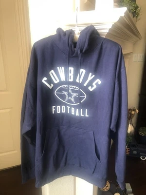 Sudadera con Capucha Azul Marino Dallas Cowboys Para Hombre Nueva con Etiquetas - Talla 3X - $50 Nueva Foto 1 de 4