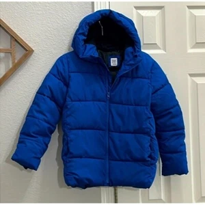 Gap Kids blue puffer jacket size large - Picture 1 of 6