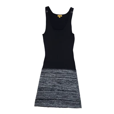 Anthropologie Lulumari Dress Womens Medium Black Gray 100% Cotton Y2K - Image 1 of 4