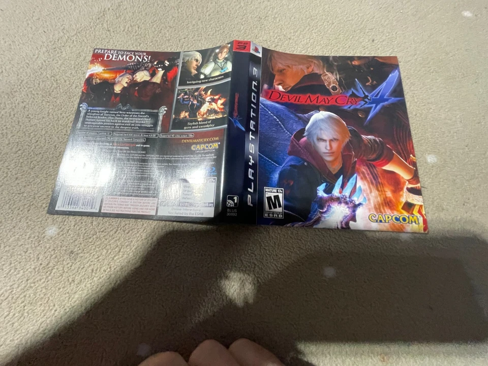 Arte da capa original apenas - PS3 - Devil May Cry 4 - Imagem 1 de 1