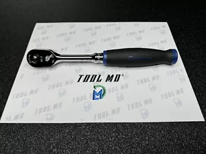 Snap-on Tools NEW 3/8" Drive POWER BLUE Soft Grip QUICK-RELEASE Ratchet FHR80 - Picture 1 of 15