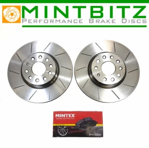 Ford Focus RS 2.5 RS500 09-11 Compatible Front Grooved Brake Discs & Pads 336mm - Picture 1 of 4