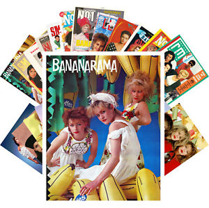 Postcard Set 24 cards BANANARAMA Posters Photos  Pop Music CC-1271