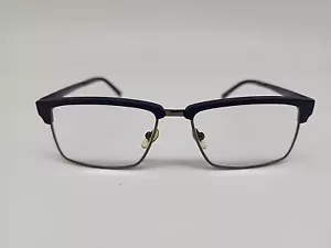 HELIO 4305 54/16/143 NAVY PISTOLA TORTUGA GUNMETAL FLEX BISAGRA GAFAS ITALIA - Imagen 1 de 11