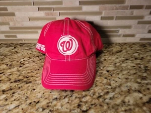 Washington Nationals Hat MLB Red Cap Baseball Adjustable One Size MelonWear - Picture 1 of 11