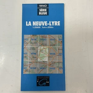 La Neuve-Lyre 1914O Serie Azul 3615 IGN Institut OldPaperMaps - Imagen 1 de 22