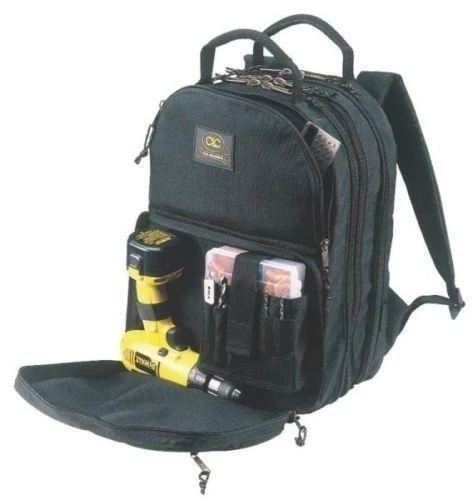 NEW CLC 1132 CUSTOM LEATHERCRAFT 75 POCKET TOOL BACKPACK CARRY TOOL BAG 5358791 - Image 1 of 1