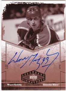 NUOVO DI ZECCA! WAYNE GRETZKY 2004-05 UD FIRME LEGGENDARIE #WG OLIO FIRMATO RIGIDO AUTO - Foto 1 di 2