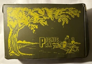 retro ANDROCK PICNIC PAK SET 1960s service for 4 - Picture 1 of 18