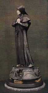 Toller William Raeyolds-Stephens Farbdruck "Guinevere mit Kruzifix" gerahmt Echtheitszertifikat - Bild 1 von 2