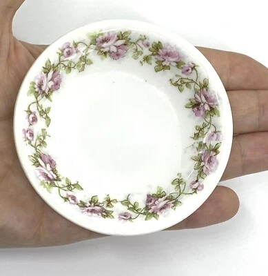 Theodore Haviland Limoges Francia Pequeño Floral Mantequilla Juego De 15 3.1/8"" Foto 1 de 4