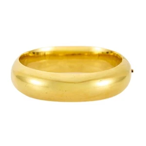 Brazalete Brazalete Estate Oro Sólido 18k 43,85 gramos 18 mm / 0,71" Ancho Italia - Imagen 1 de 15