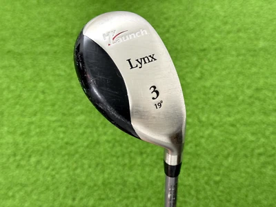 Lynx Golf HY LAUNCH (3) HYBRID 19* Right Handed Graphite UST Regular Flex Used - Image 1 of 4