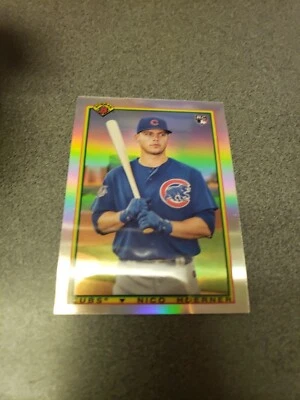 2020 Bowman Chrome Nico Hoerner 1990 Refractor #90B-NH Rookie RC Cubs - Image 1 of 4
