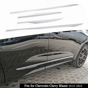 Chrome Door Side Moldings Line Cover Trim For Chevrolet Blazer 2025 2019-2024 - Picture 1 of 12