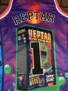 Camiseta deportiva de baloncesto RUGRATS REPTAR CEREAL Headgear Classics ~Nunca usada~ L XL - Imagen 1 de 4