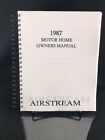 Airstream 1987 Motor Home Owners Manual User Guide Copy