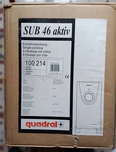 SUBWOOFER 46 AKTIV QUADRAL + 50/80 WATT - Imagen 1 de 6