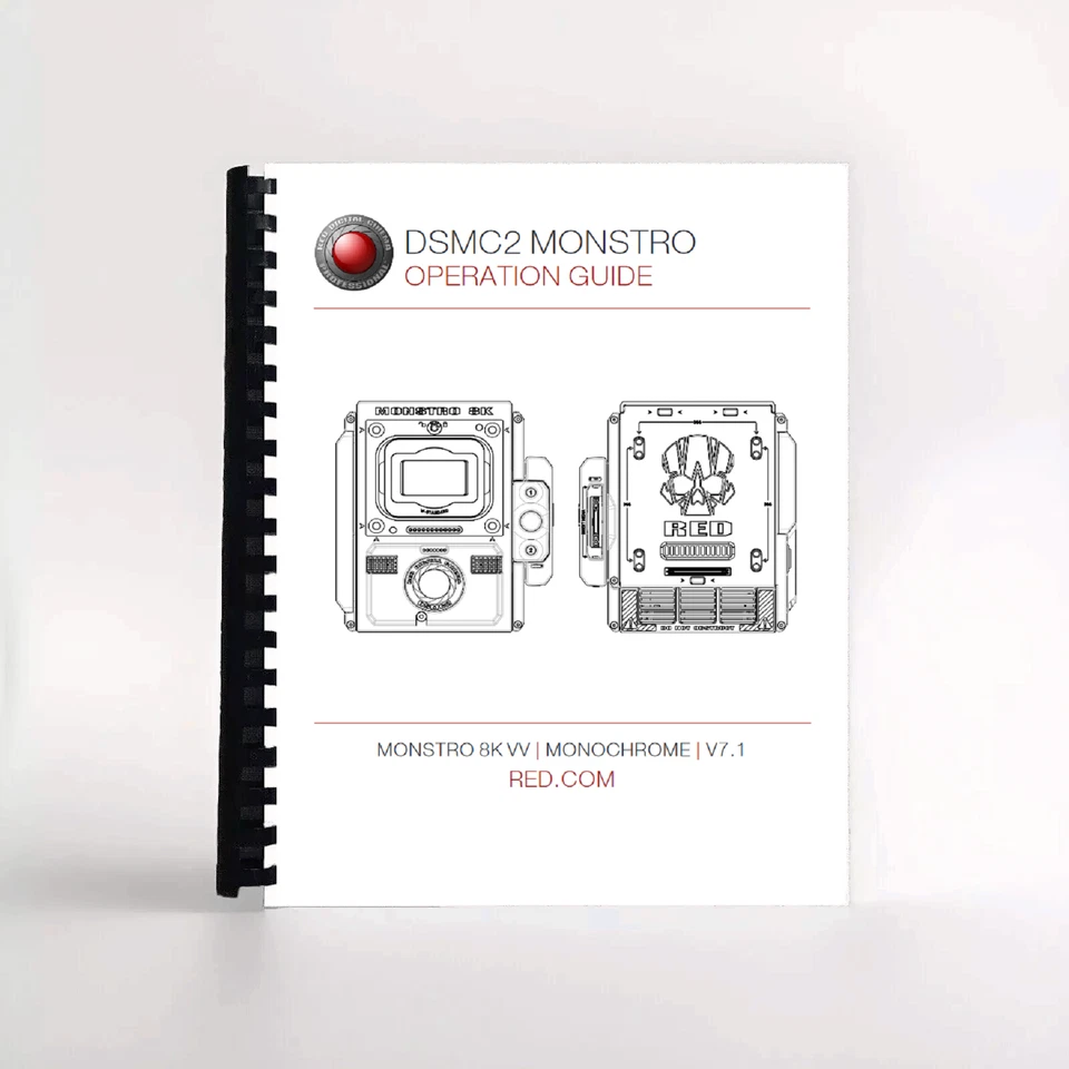 RED DSMC2 Monstro Operation guide Manual - Image 1 of 1