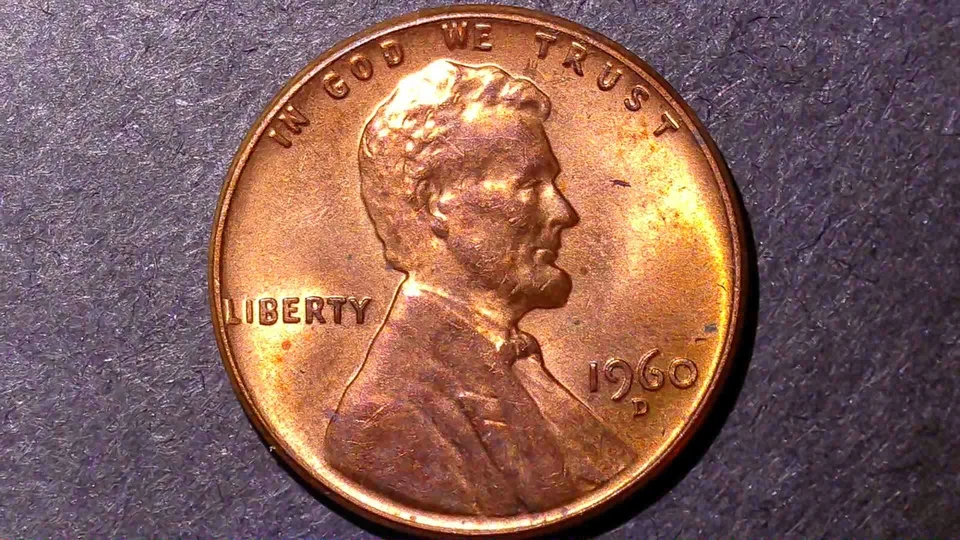 1960 D Lincoln Penny **Doubled Die Errors** - Image 1 of 4