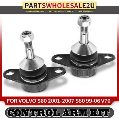 2x Rótula inferior delantera para Volvo S60 2001-2007 S80 1999-2006 V70 2001-2007 Foto 1 de 4