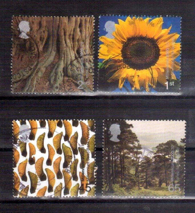GREAT BRITAIN 2000 Tree and Leaf set used - Image 1 of 1