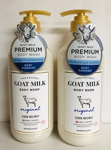 2 Flaschen rein & natürlich ~ Original Ziegenmilch feuchtigkeitsspendendes Duschgel 27 flüssige Unzen pro Stück - Bild 1 von 2