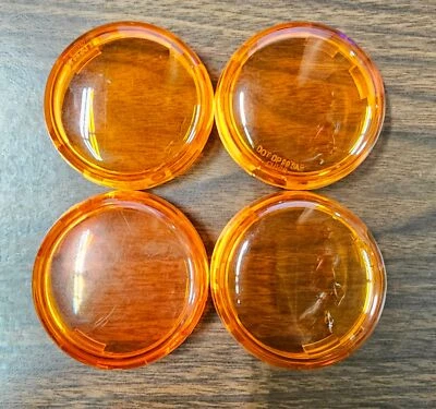 Harley Sportster Softail 1996-2023 ámbar bala luz de giro lente Foto 1 de 4