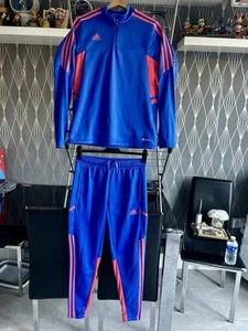 Womens Adidas Condivo Predator Tracksuit Top & T Shirt Size M - Joggers Size XS - Picture 1 of 24