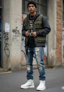 Dsquared2 Distressed Patched Jeans Gr. 46 US30-31 - Bild 1 von 4